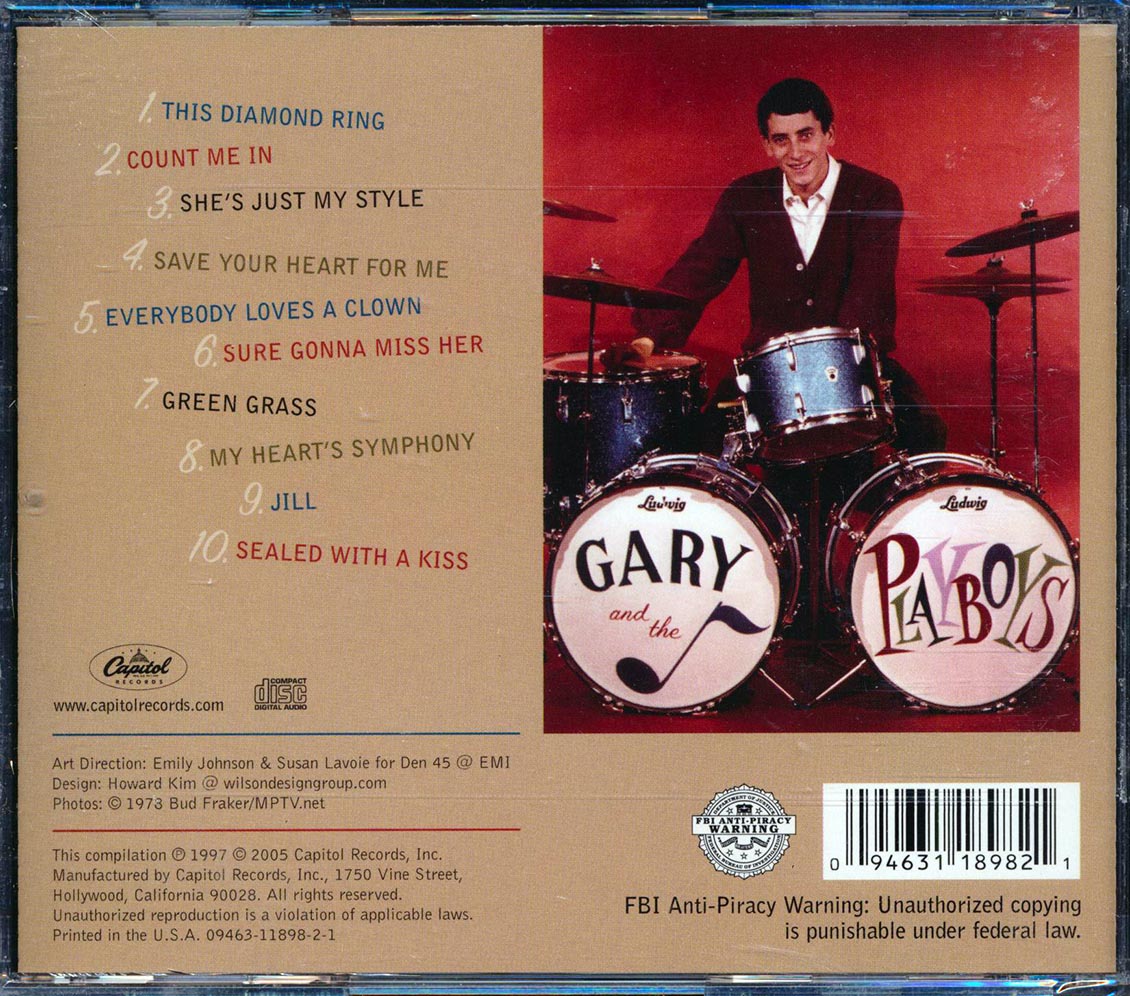 Gary Lewis & The Playboys - The Best Of Gary Lewis & The Playboys Music CD