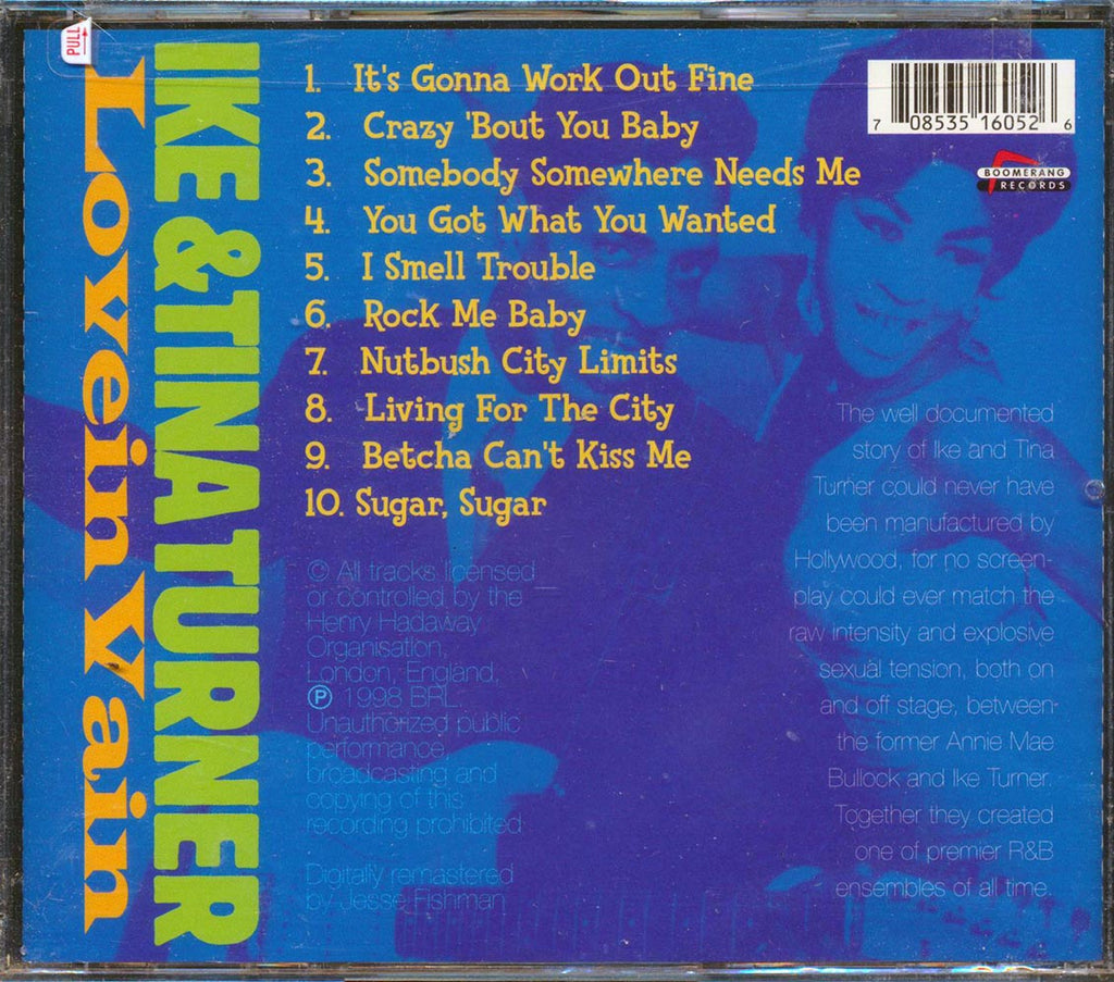 Ike & Tina Turner - Love In Vain Music CD