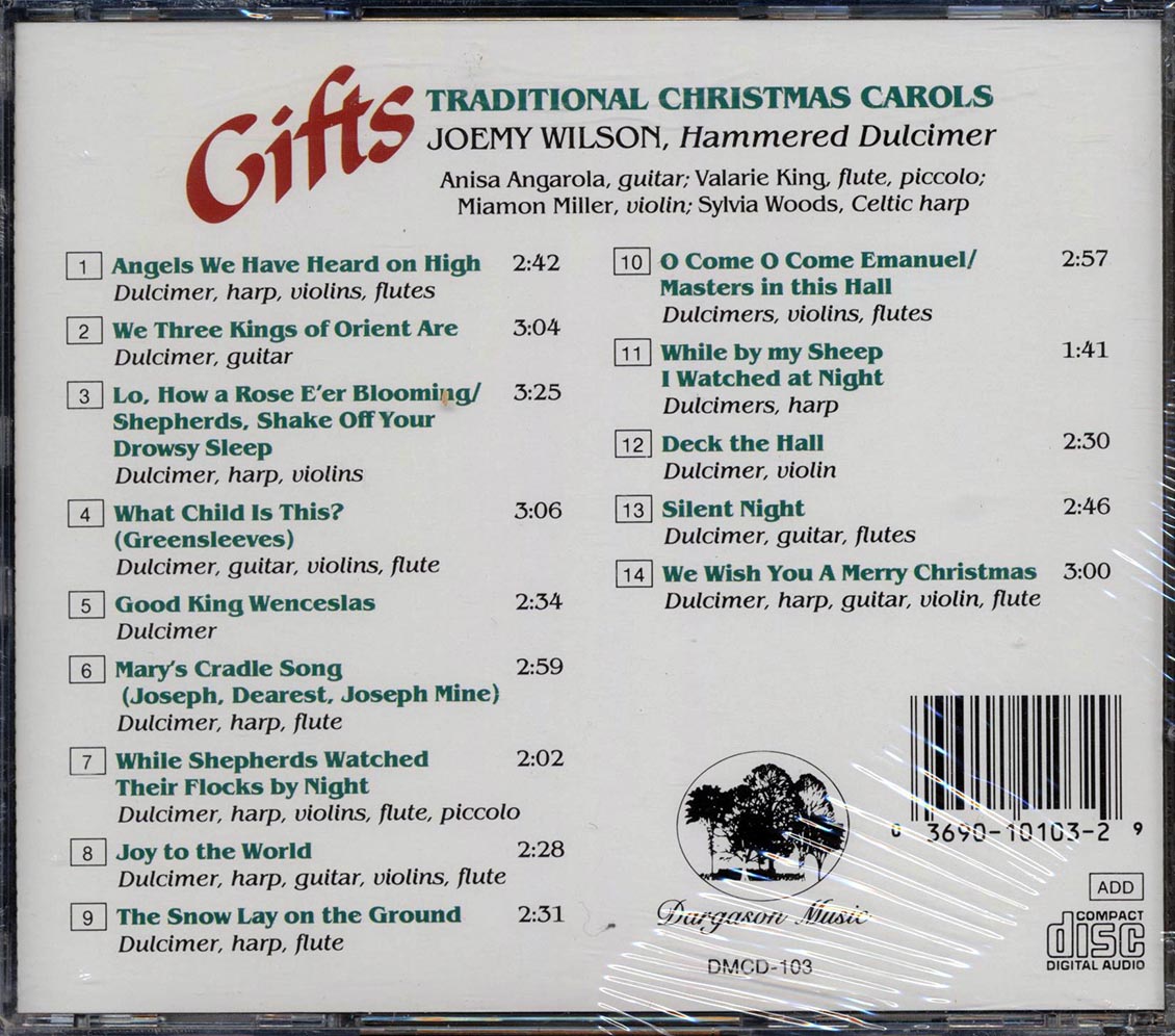 Joemy Wilson - Gifts: Traditional Christmas Carols Music CD