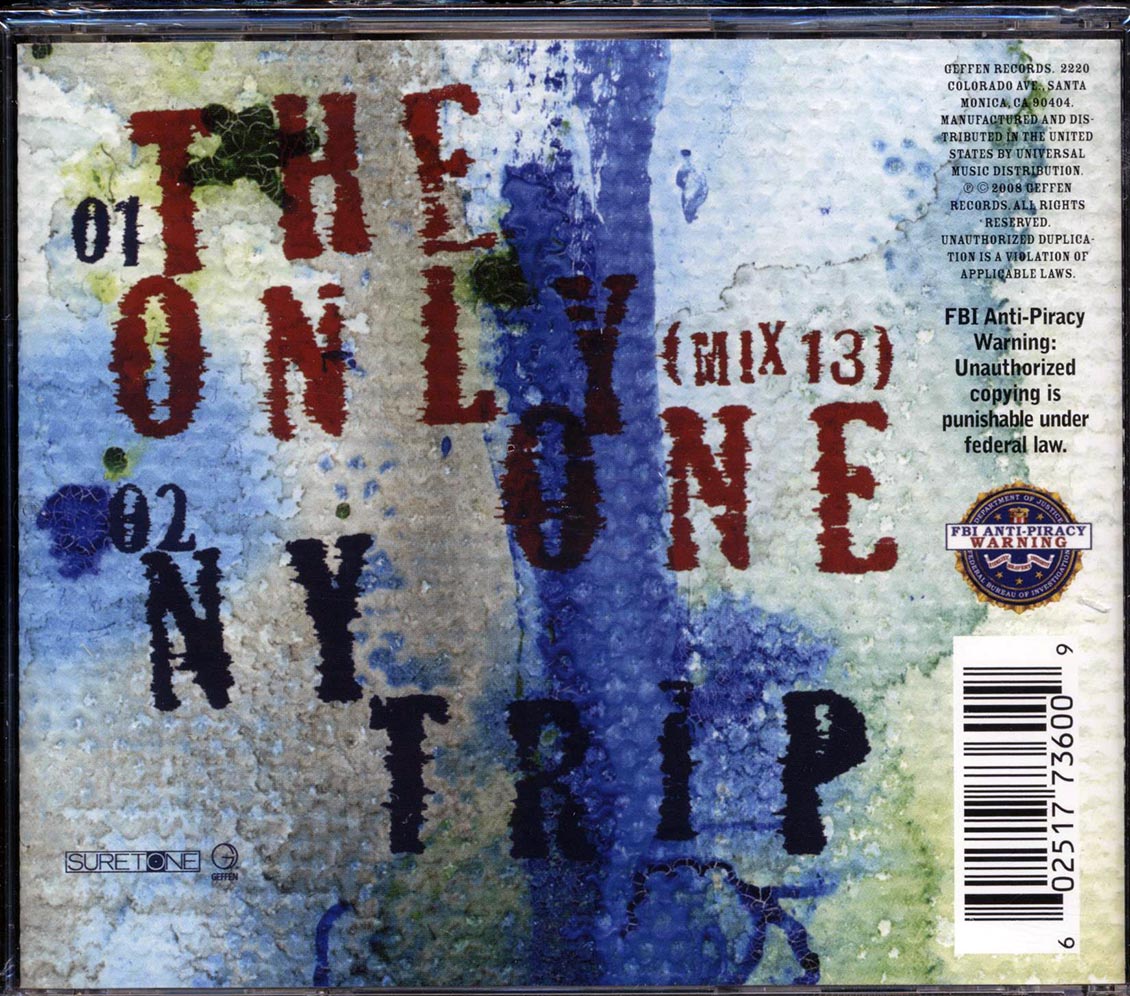 The Cure - The Only One Music CD