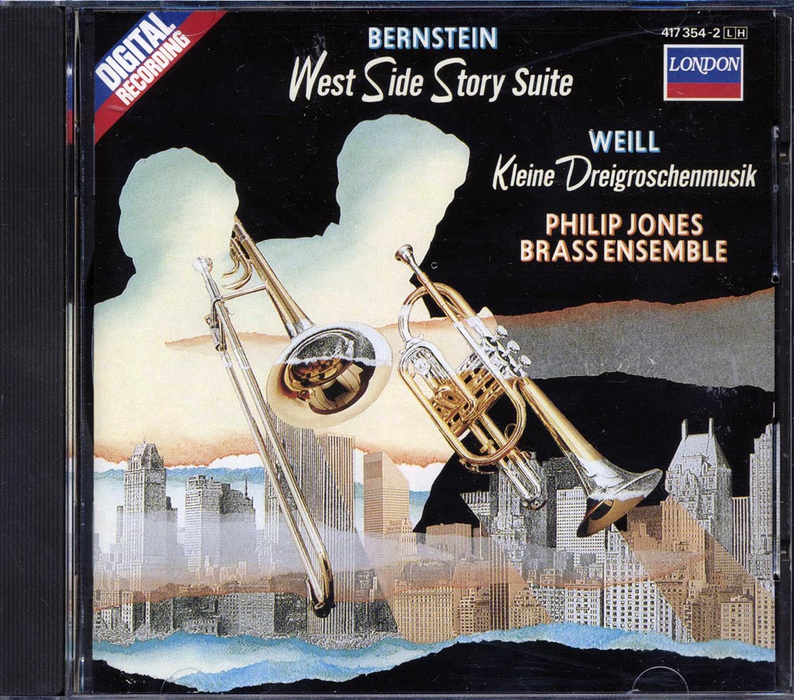 Bernstein, Weill, Philip Jones Brass Ensemble - West Side Story Suite: Kleine Dreigroschenmusik Music CD