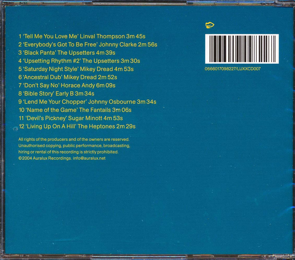 Linval Thompson, Horace Andy, Johnny Clarke, Etc. - Auralux Reggae Showcase Music CD