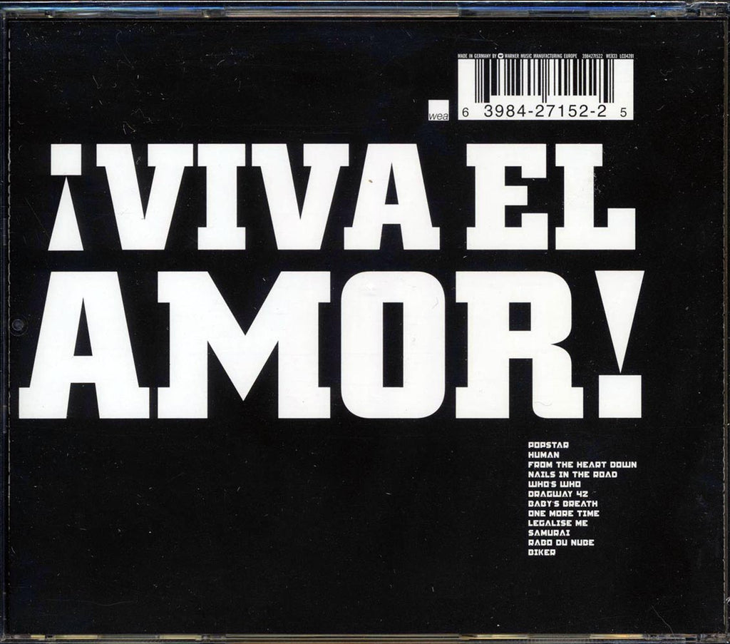 The Pretenders - Viva El Amor Music CD