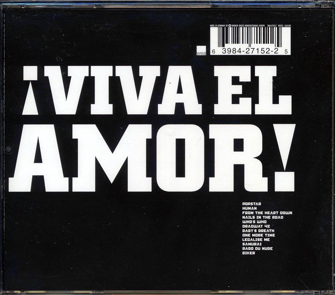The Pretenders - Viva El Amor Music CD