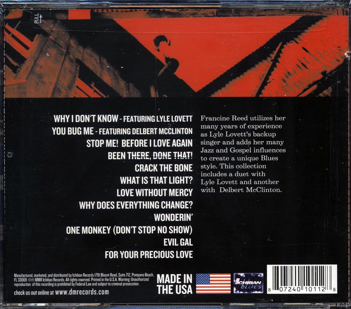 Francine Reed - Francine Reed (marked/ltd stock) Music CD