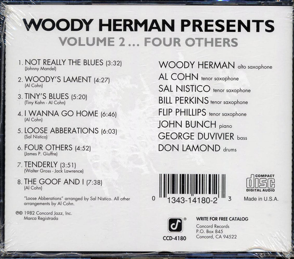 Woody Herman - Woody Herman Presents Volume 2: Four Others Music CD