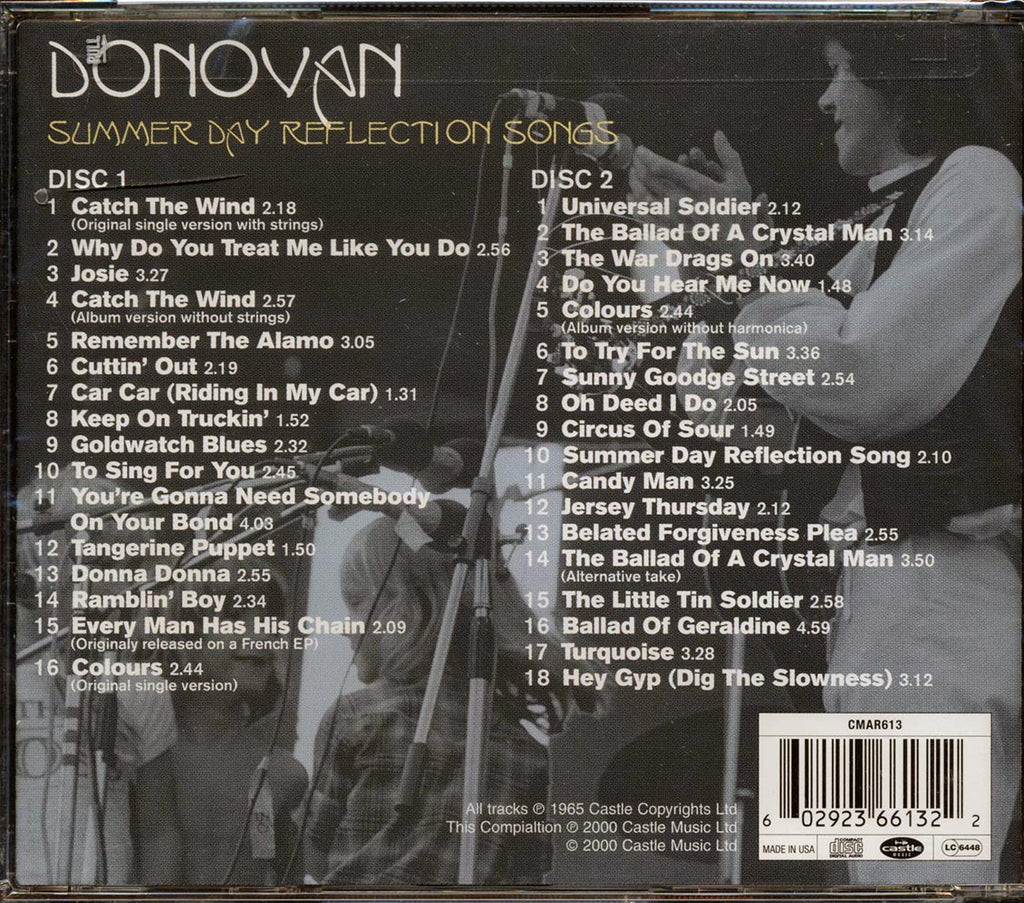 Donovan - Summer Day Reflection Songs (34 tracks) (2xCD) Music CD