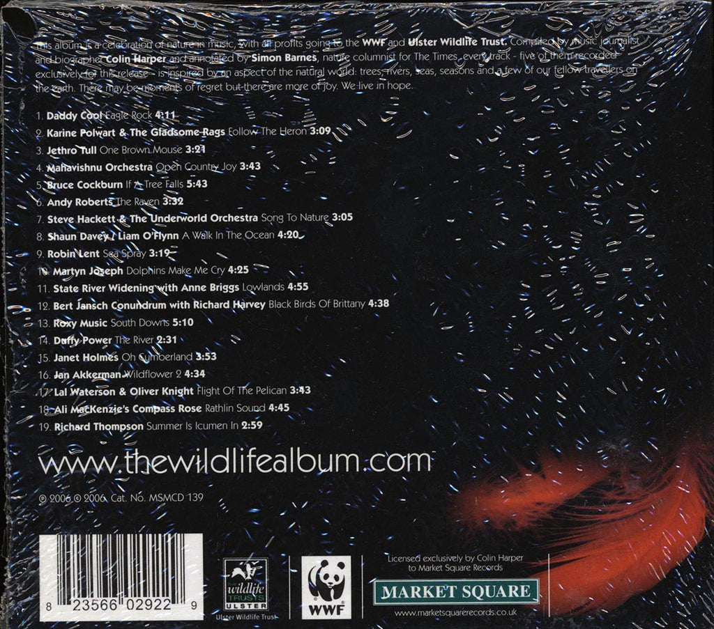 Daddy Cool, Jethro Tull, Mahavishnu Orchestra, Etc. - Live In Hope: The Wildlife Album 2 Music CD