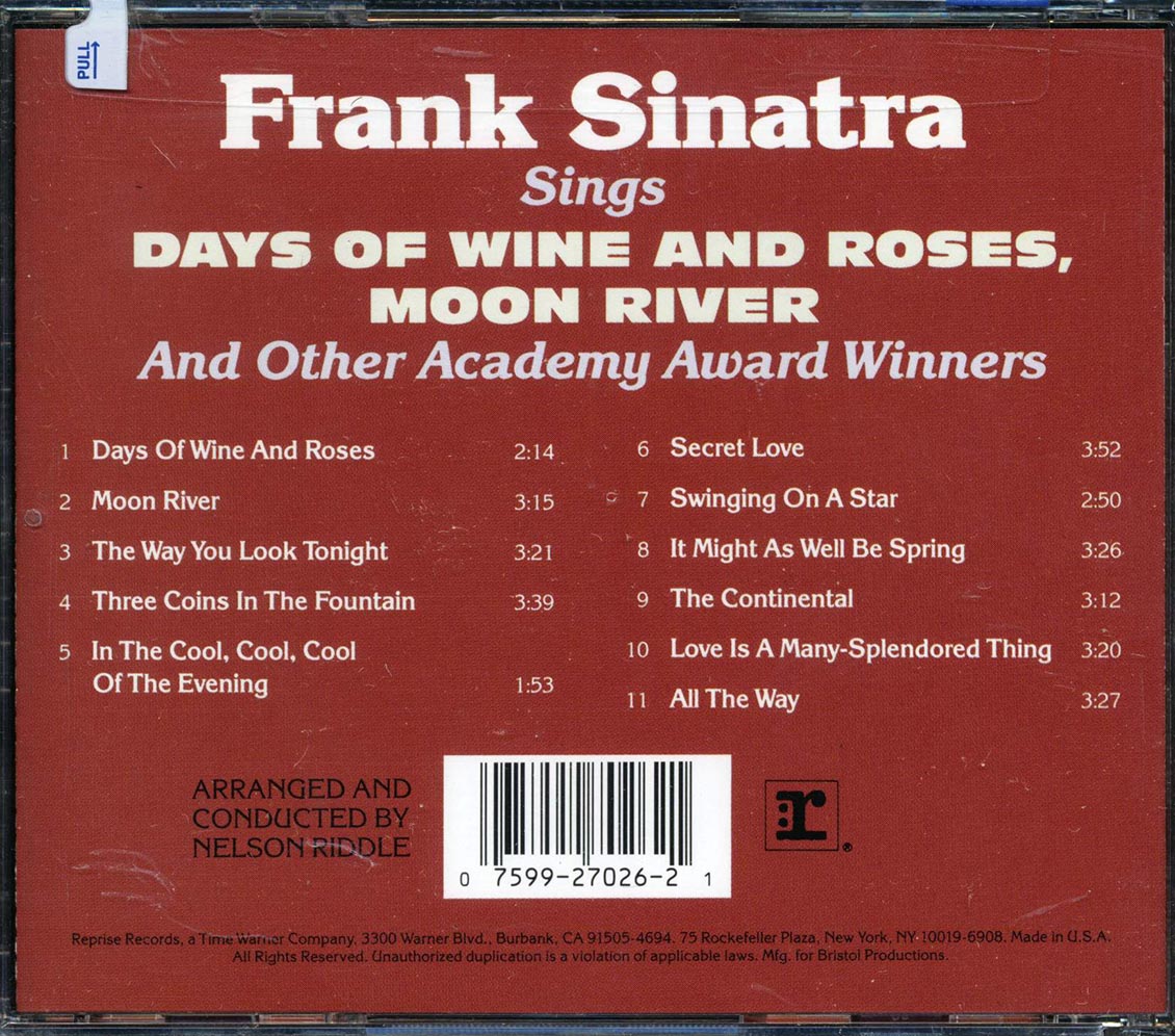 Frank Sinatra - Academy Award Winners Music CD