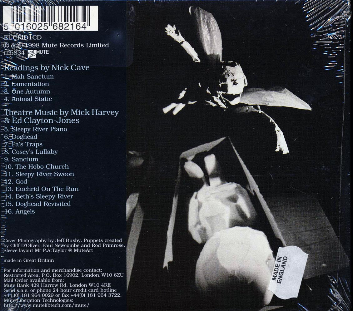 Nick Cave, Mick Harvey, Ed Clayton-Jones - And The Ass Saw The Angel Music CD
