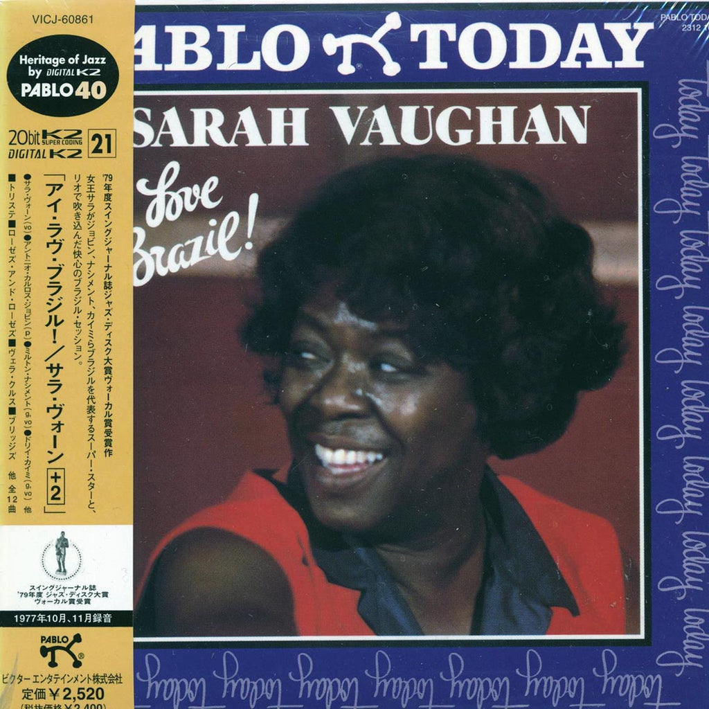 Sarah Vaughan - I Love Brazil (Japan) (ltd. ed.) (deluxe mini-LP slipsleeve edition) (remastered) (20-bit mastering) Music CD