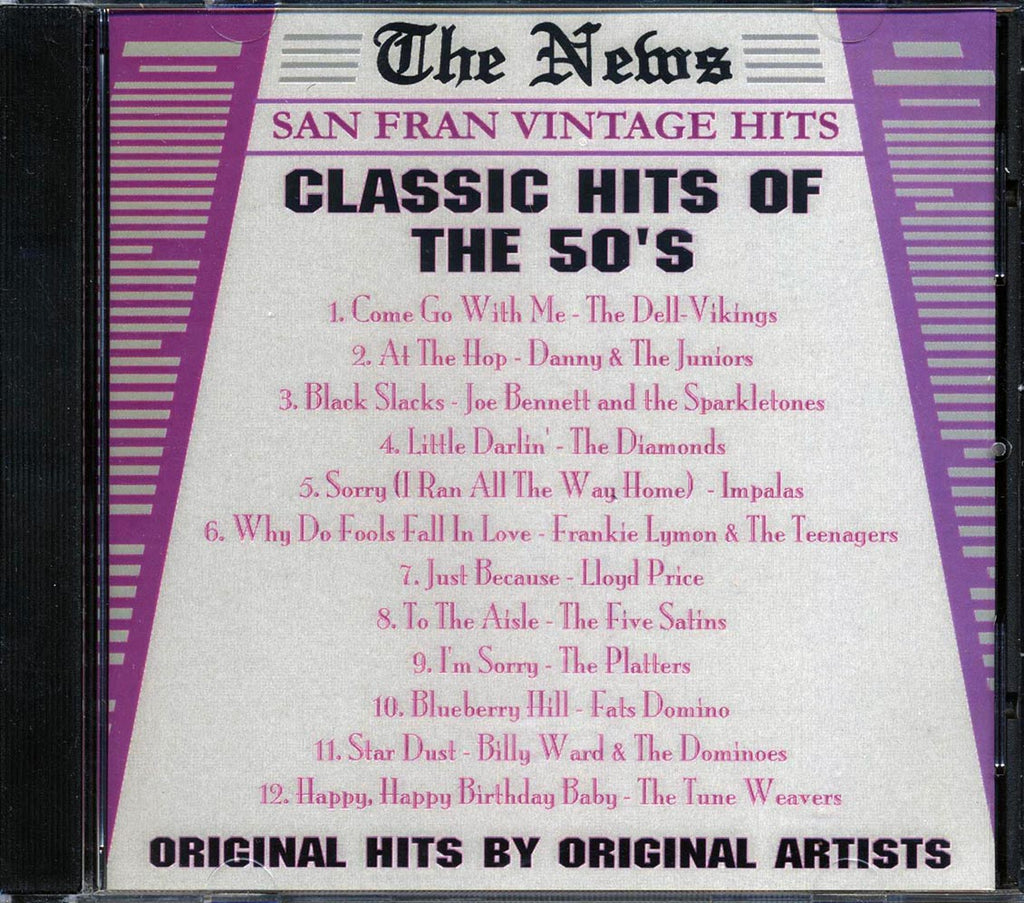 The Dell-Vikings, Danny & The Juniors, The Diamonds, Etc. - Classic Hits Of The 50's Music CD