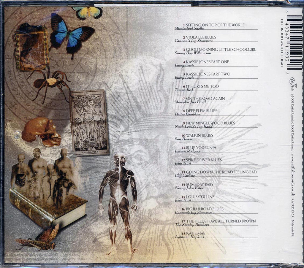 Mississippi Sheiks, Sonny Boy Williamson, Furry Lewis, Etc. - The Roots Of The Grateful Dead & Jerry Garcia Music CD