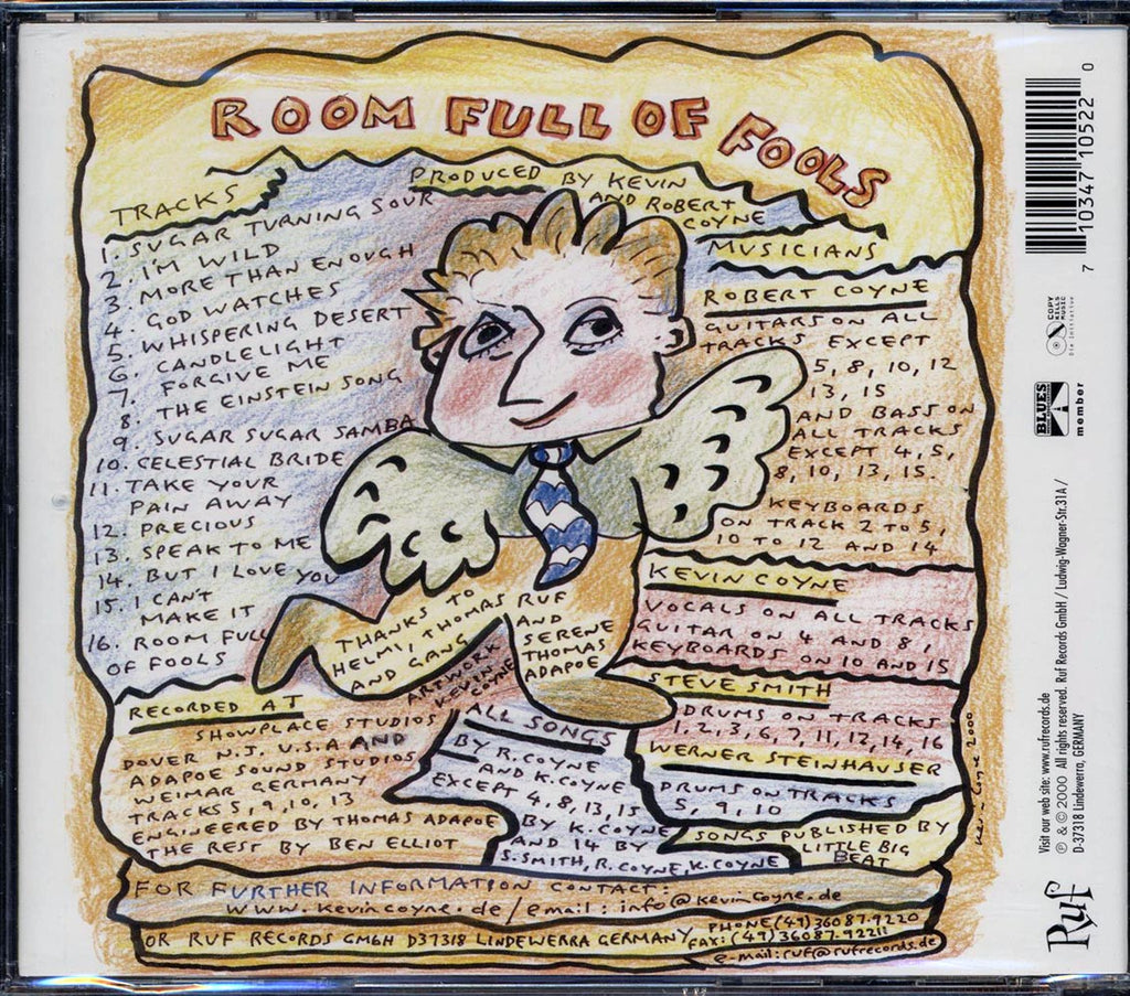 Kevin Coyne - Room Full Of Fools Music CD