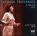 Troyanos,tatiana / Levine,james - In Recital With James Levine - Music CD