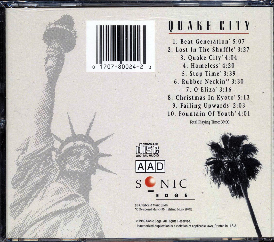 Robert Kraft - Quake City Music CD