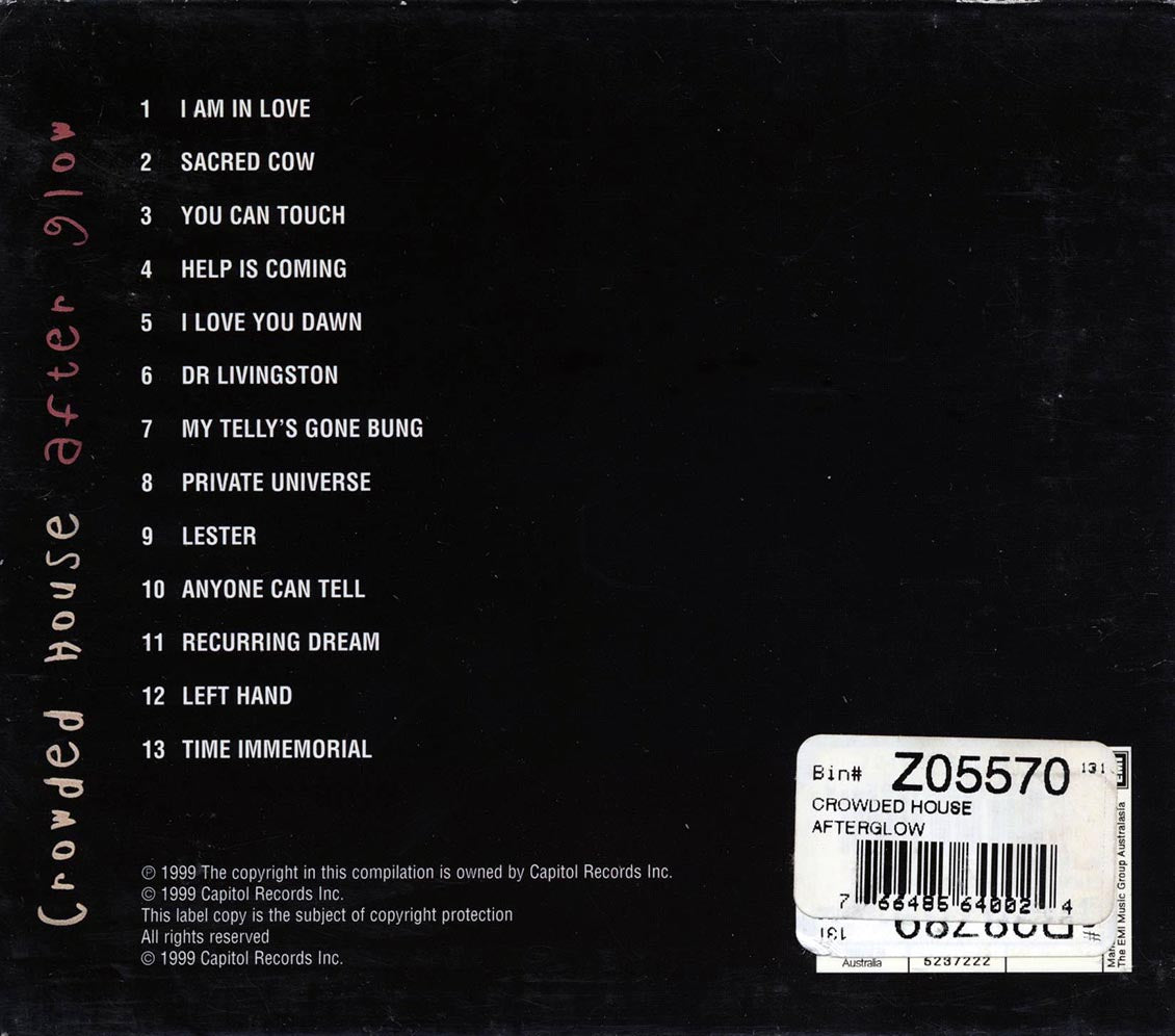 Crowded House - Afterglow (incl. 8-page booklet) Music CD