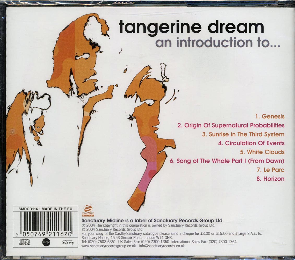 Tangerine Dream - An Introduction To Tangerine Dream Music CD
