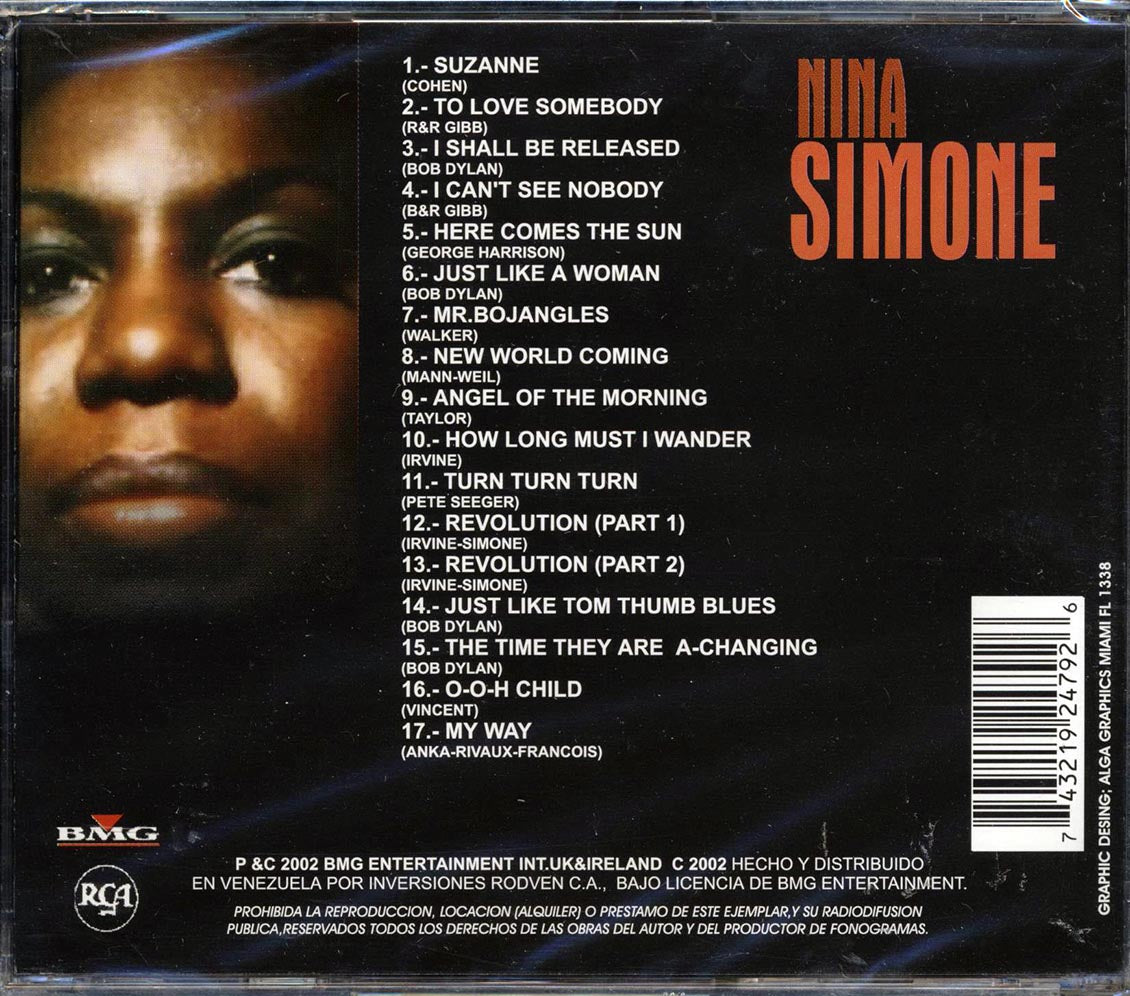 Nina Simone - Grandes Exitos Music CD