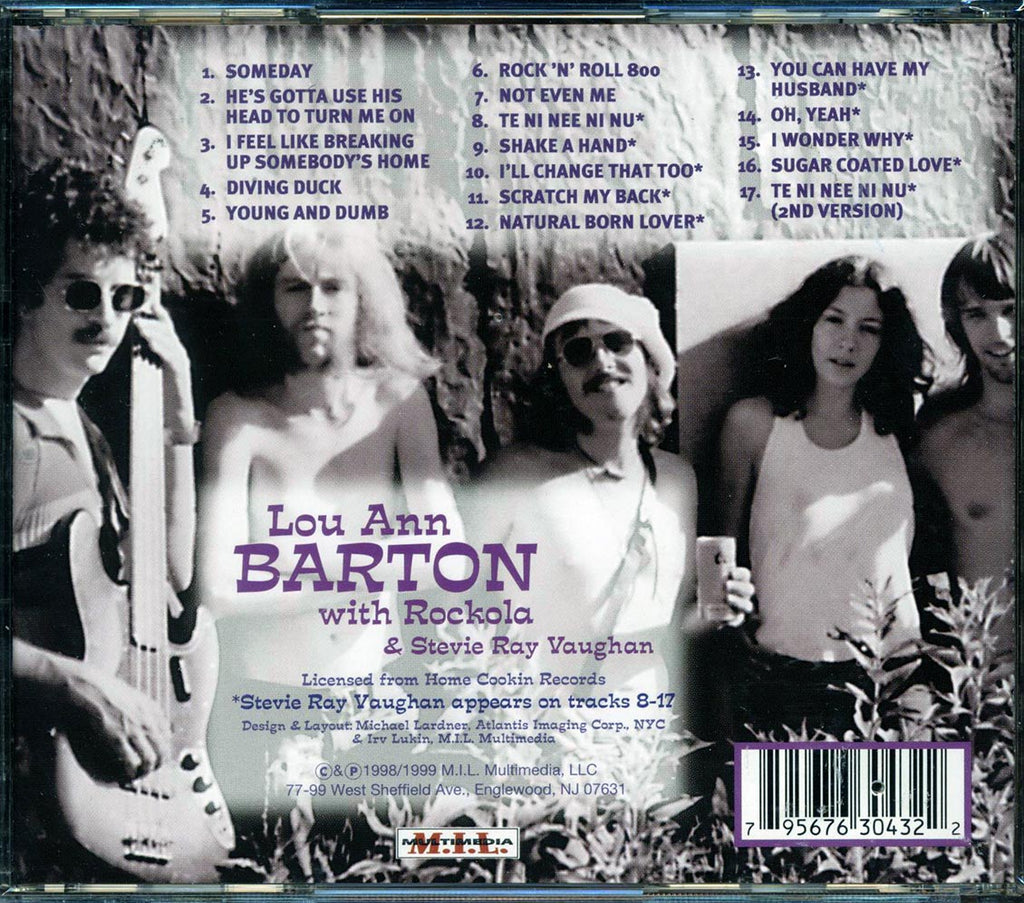 Lou Ann Barton, Rockola, Stevie Ray Vaughan - Sugar Coated Love Music CD