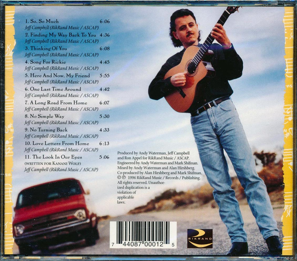 Jeff Campbell - A Long Road From Home Music CD