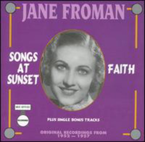 Froman,jane - Songs At Sunset - Music CD