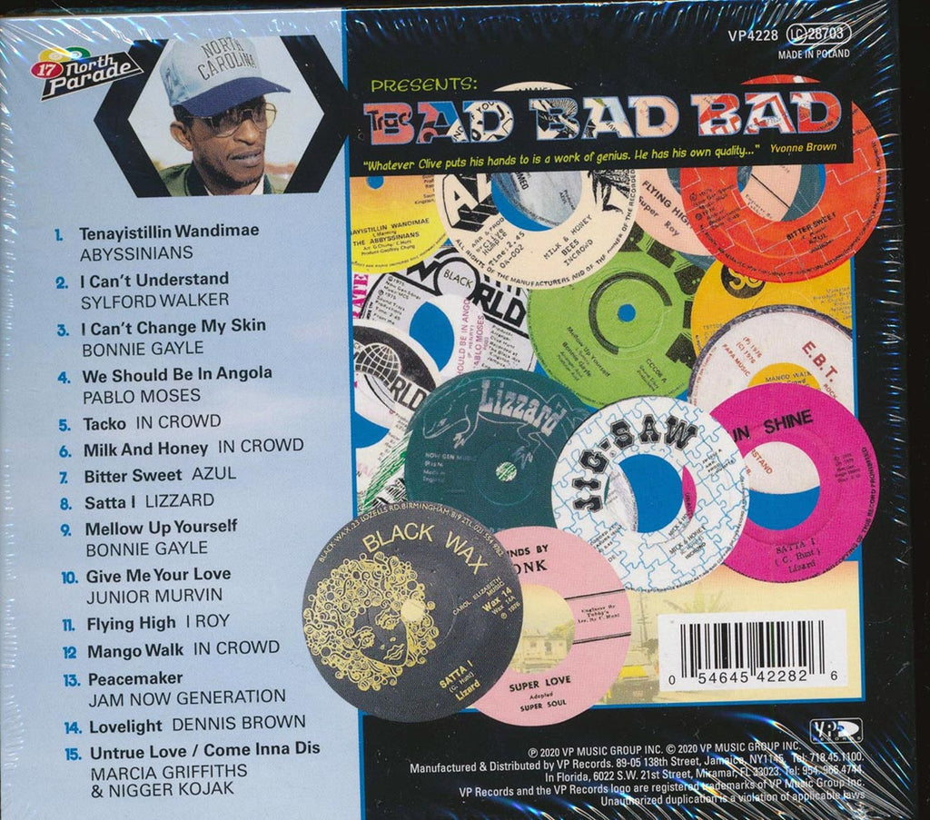 The Abyssinians, Sylford Walker, Pablo Moses, Etc. - Clive Hunt Presents Bad Bad Bad Music CD