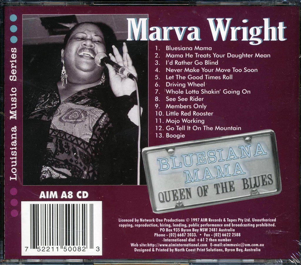 Marva Wright - Bluesiana Mama Music CD