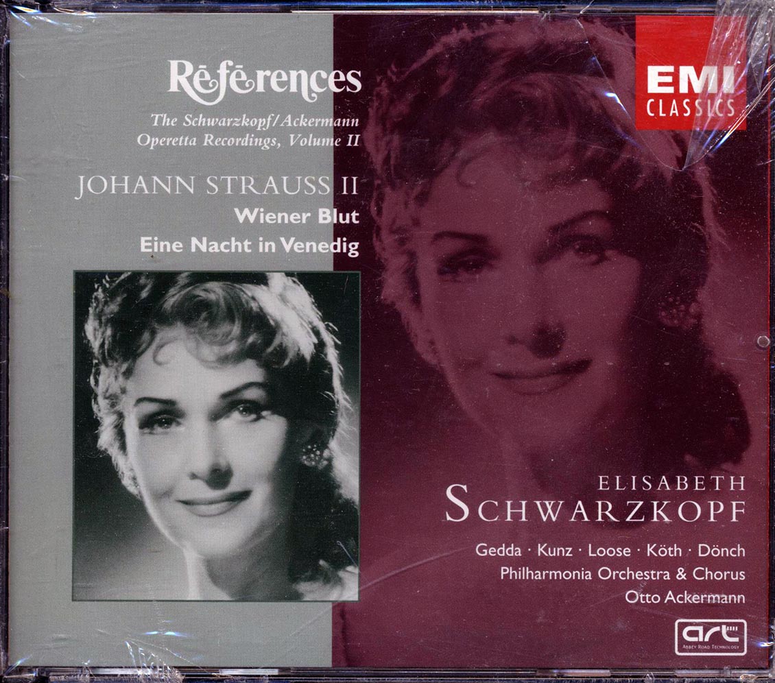 Johann Strauss Jr., Elisabeth Schwarzkopf, Nicolai Gedda, Etc. - References (2xCD) Music CD