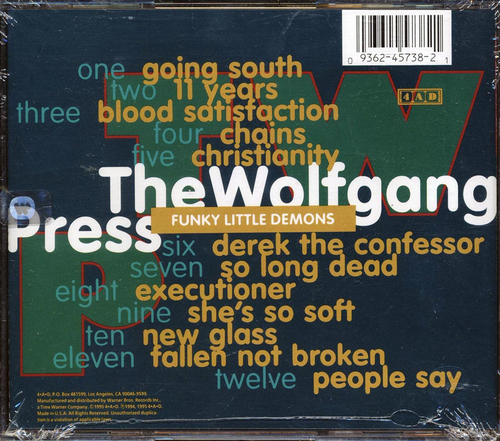 The Wolfgang Press - Funky Little Demons Music CD