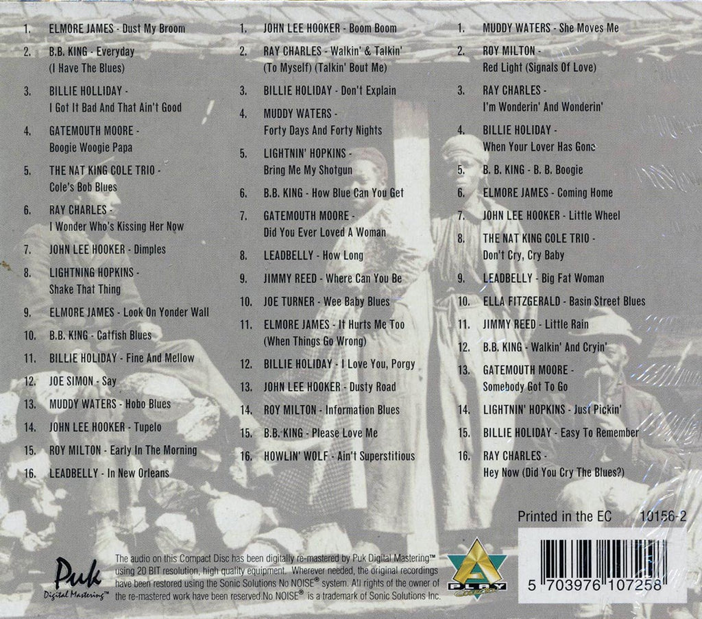 John Lee Hooker, Ray Charles, BB King, Billie Holiday, Etc. - Classic Blues: 40 Classic Blues Tracks (48 tracks) (3xCD) Music CD