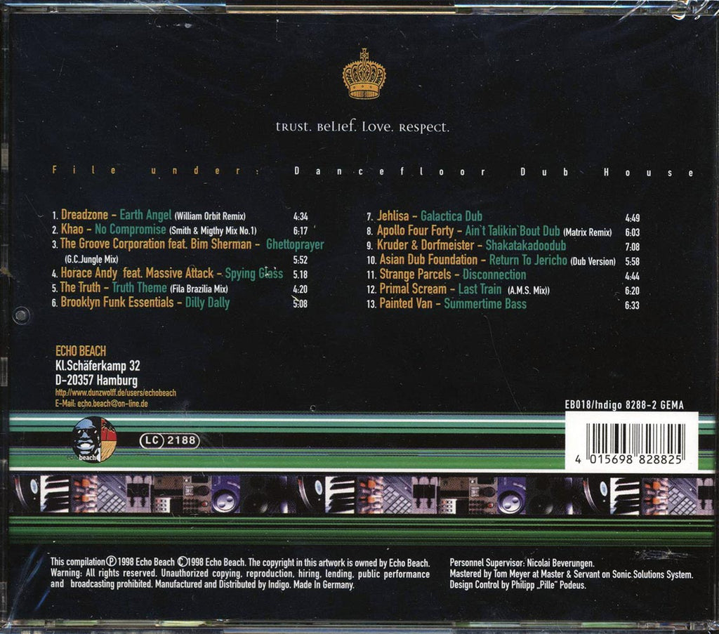 Dreadzone, Khao, Groove Corporation, Horace Andy, Etc. - King Size Dub Chapter 4 Music CD