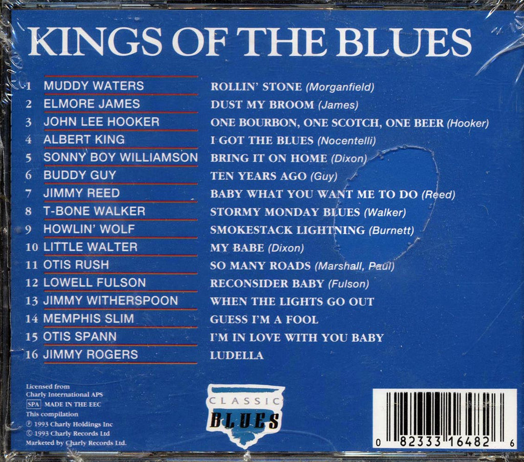 Muddy Waters, Elmore James, John Lee Hooker, Etc. - Kings Of The Blues Music CD