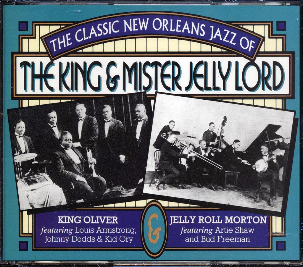 King Oliver, Jelly Roll Morton - The Classic New Orleans Jazz Of The King & Mister Jelly Lord (40 tracks) (2xCD) Music CD