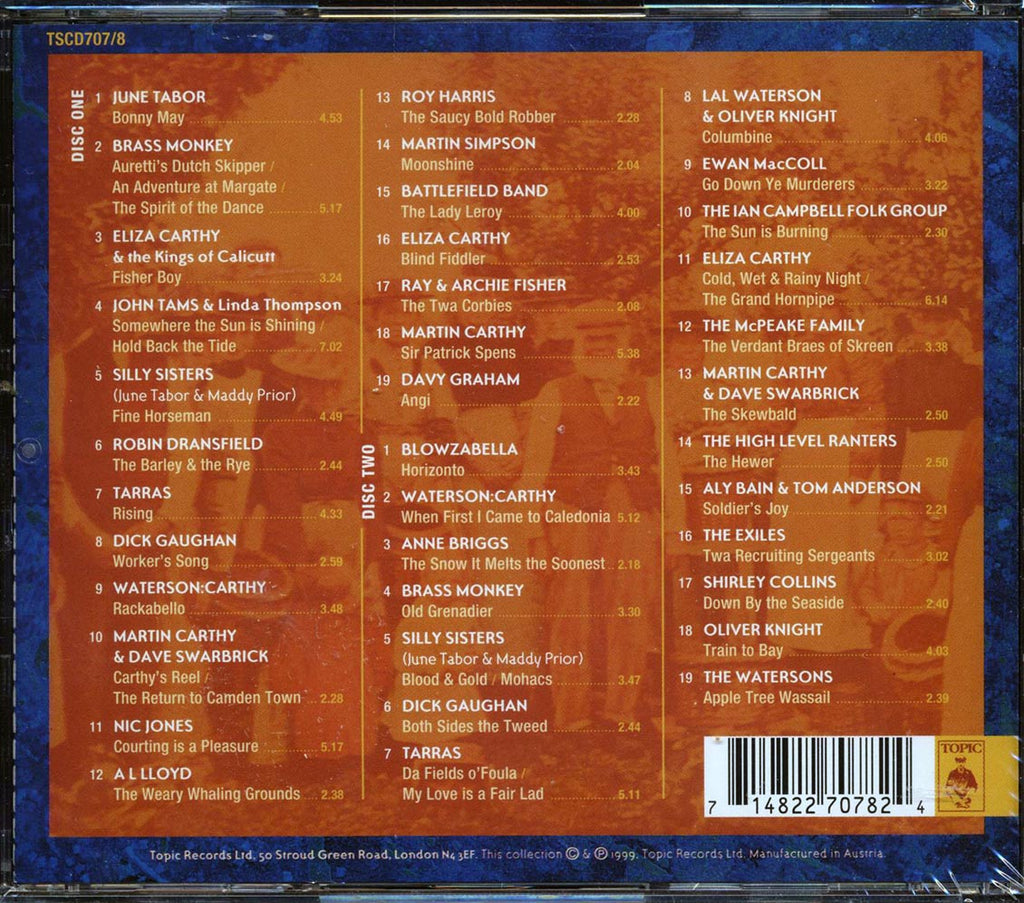 June Tabor, Brass Monkey, Silly Sisters, Etc. - The Folk Collection (38 tracks) (2xCD) Music CD
