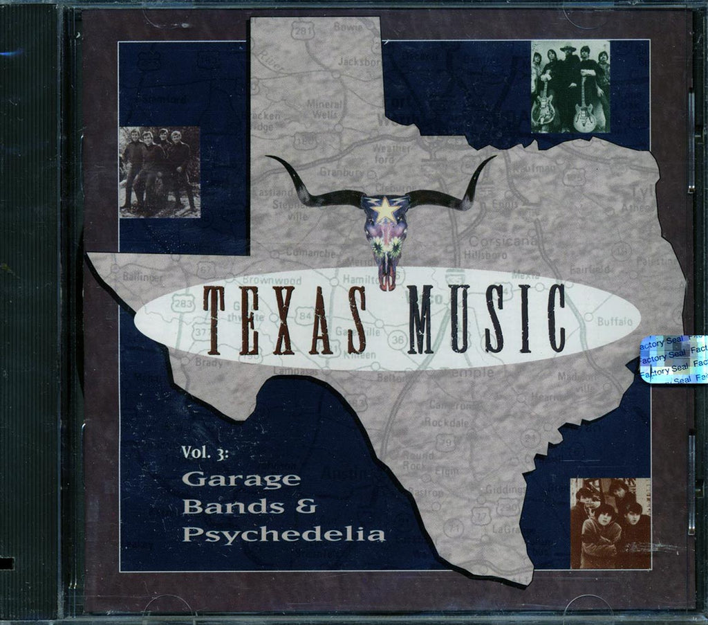 Roy Head & The Traits, Bobby Fuller Four, The Chessmen, Etc. - Texas Music Volume 3: Garage Bands & Psychedelia (marked/ltd stock) Music CD