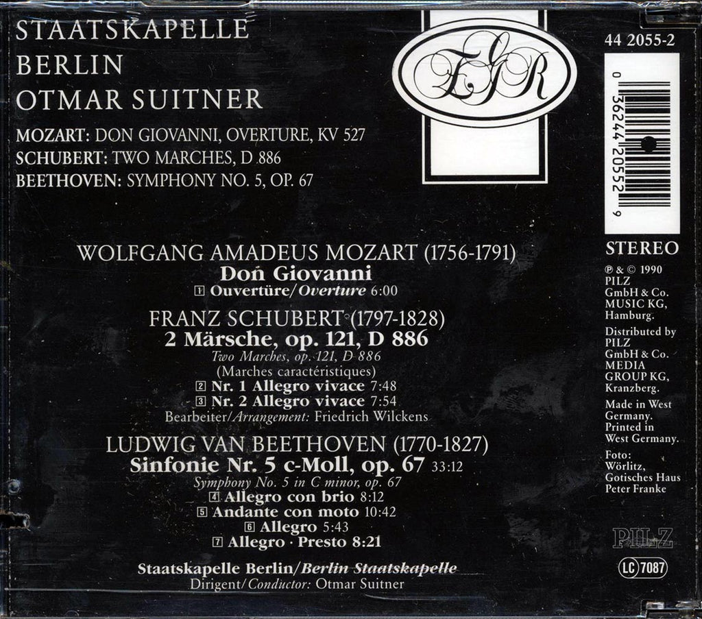 Mozart, Schubert, Beethoven, Suitner, Staatskapelle Berlin - Mozart-Schubert-Beethoven (marked/ltd stock) Music CD