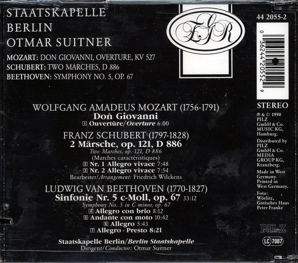 Mozart, Schubert, Beethoven, Suitner, Staatskapelle Berlin - Mozart-Schubert-Beethoven (marked/ltd stock) Music CD
