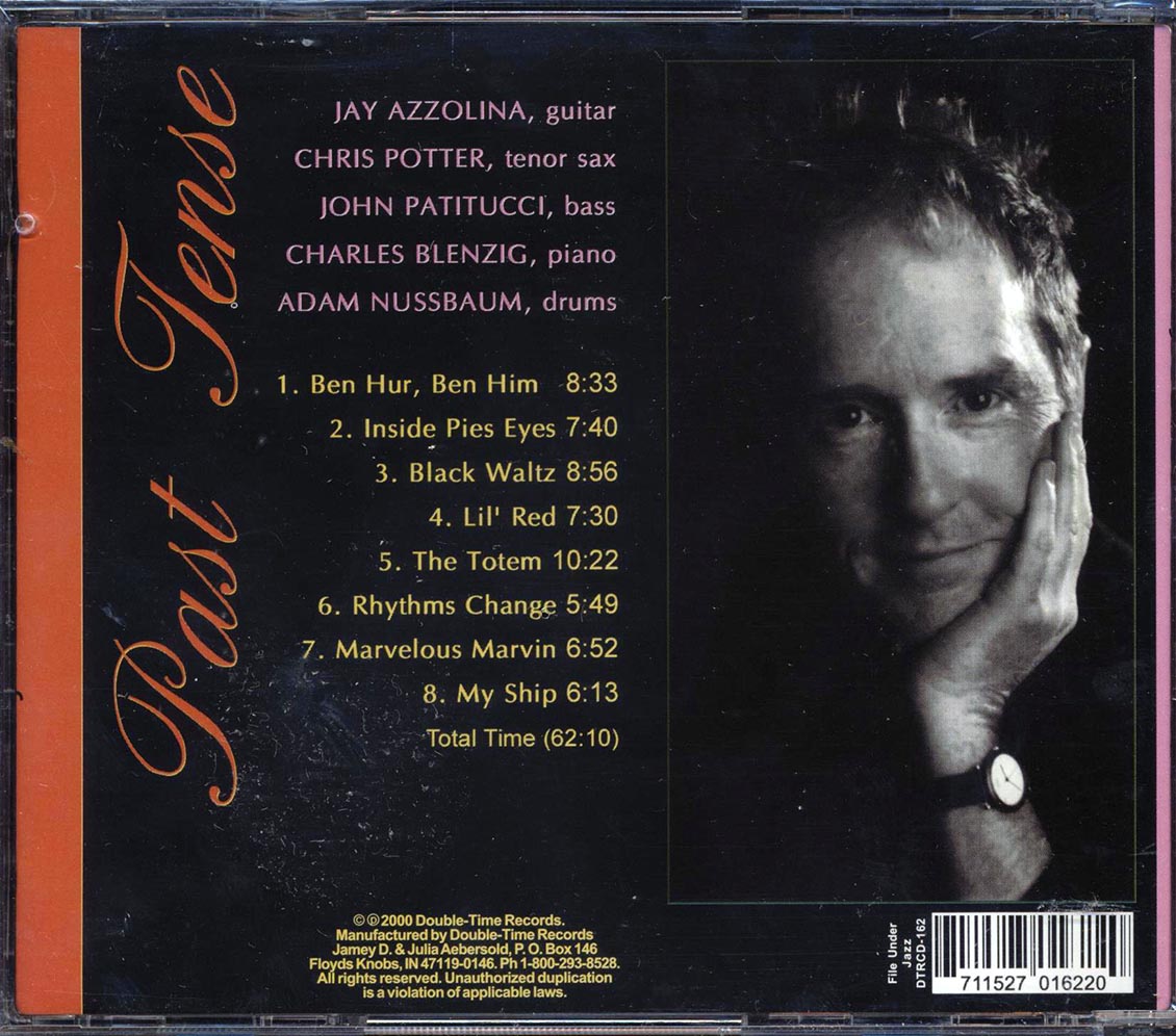 Jay Azzolina - Past Tense Music CD