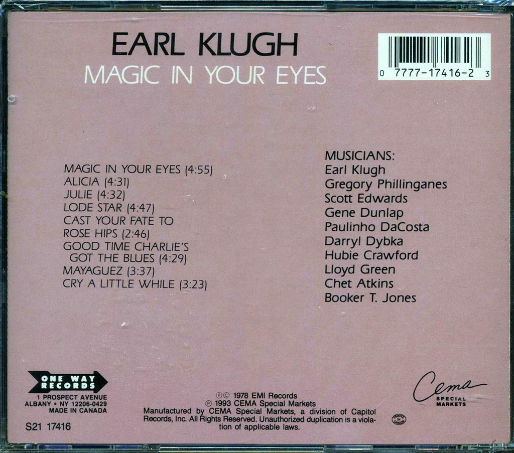Earl Klugh - Magic In Your Eyes Music CD
