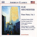 Siegmeister / Boulton - Piano Music 1 - Music CD