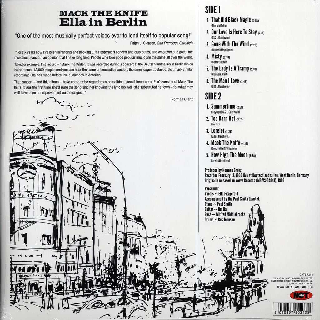 Ella Fitzgerald - Mack The Knife: Ella In Berlin (180g) Vinyl Record