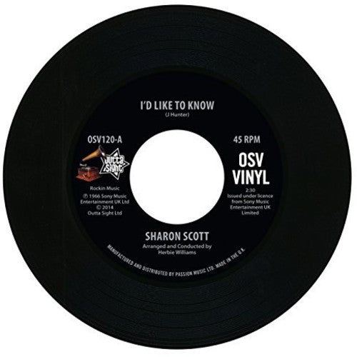 I'd Like To Know/i'm Not Afraid - I'd Like To Know/i'm Not Afraid - Vinyl Record