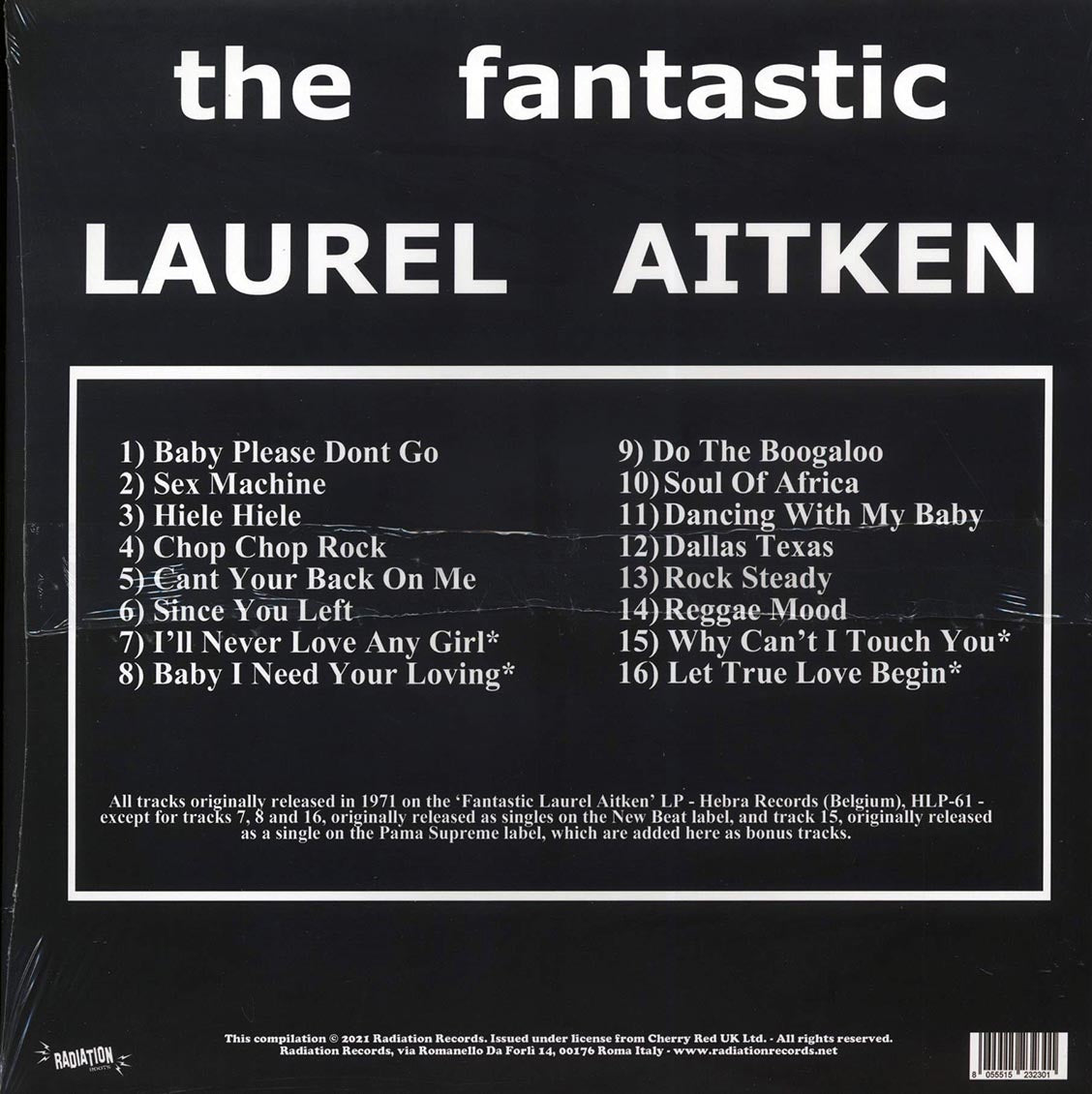 Laurel Aitken - The Fantastic Laurel Aitken Vinyl Record