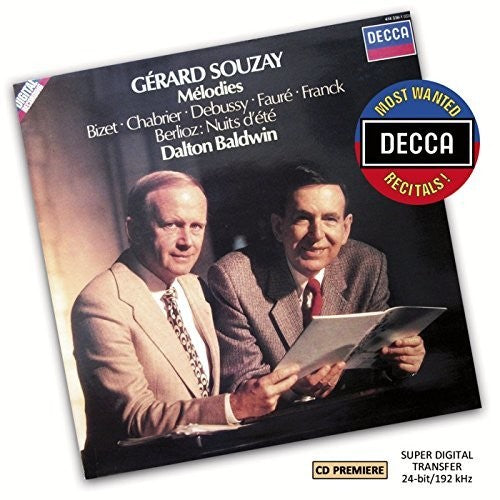 Souzay / Paris Conservatoire Orchestra - Most Wanted: Gerard Souzay - Melodies - Music CD