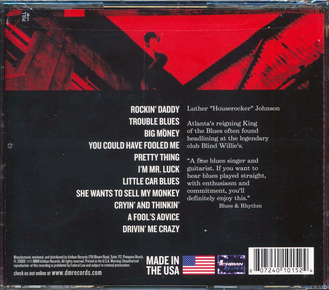 Luther Houserocker Johnson - American Roots: Blues Music CD