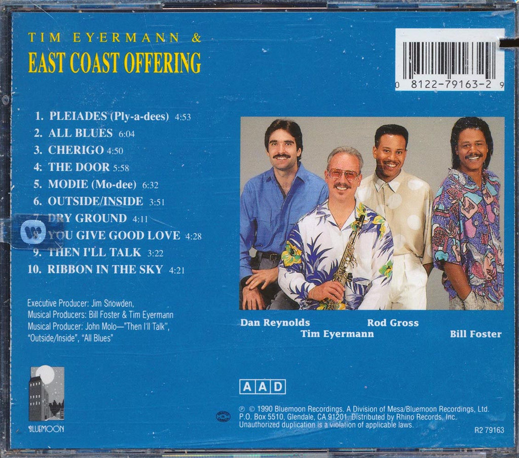 Tim Eyermann & East Coast Offering - Outside/Inside (marked/ltd stock) Music CD