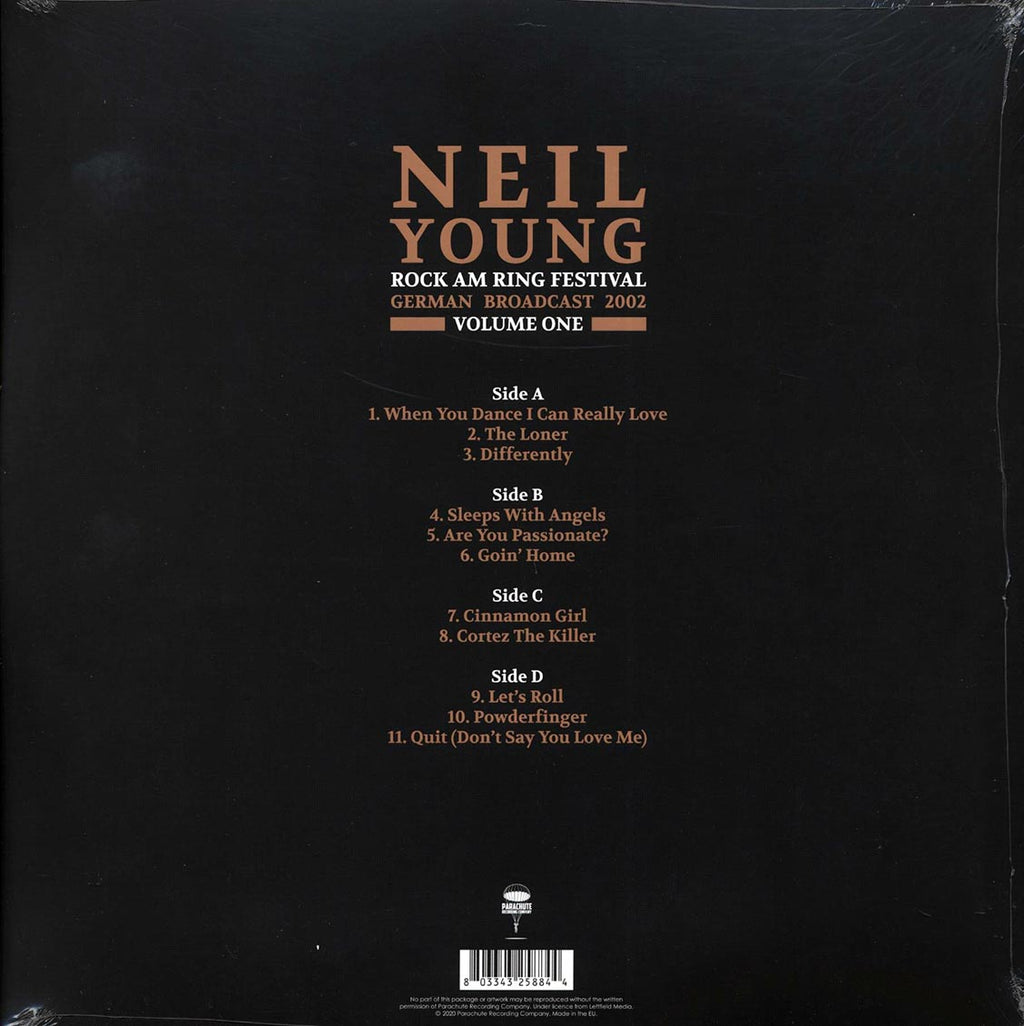 Neil Young - Rock Am Ring Festival Volume 1: German Broadcast 2002 (2xLP) Vinyl Record
