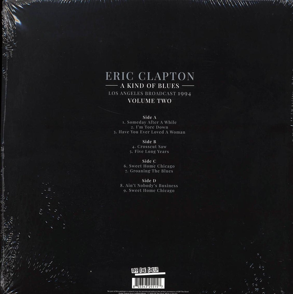 Eric Clapton - A Kind Of Blues Volume 2: Los Angeles Broadcast 1994 (2xLP) Vinyl Record