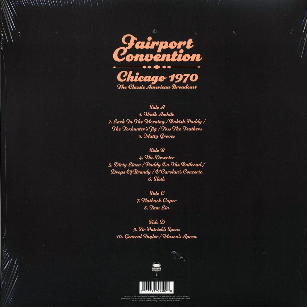 Fairport Convention - Chicago 1970: The Classic American Broadcast (2xLP) Vinyl Record